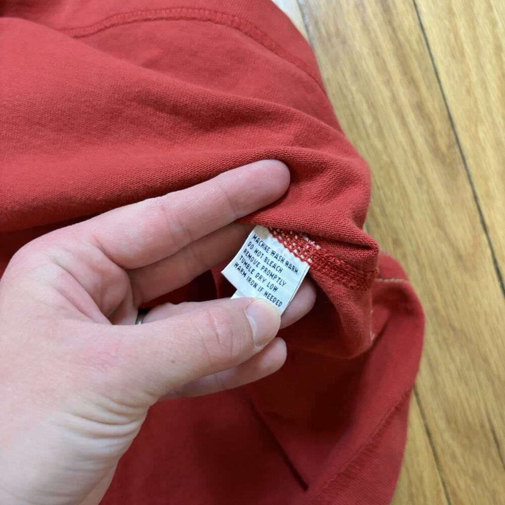Polo Ralph Lauren XL Mountain Expedition Red Rugby Shirt Patches Flags Outdoor - Picture 10 of 16